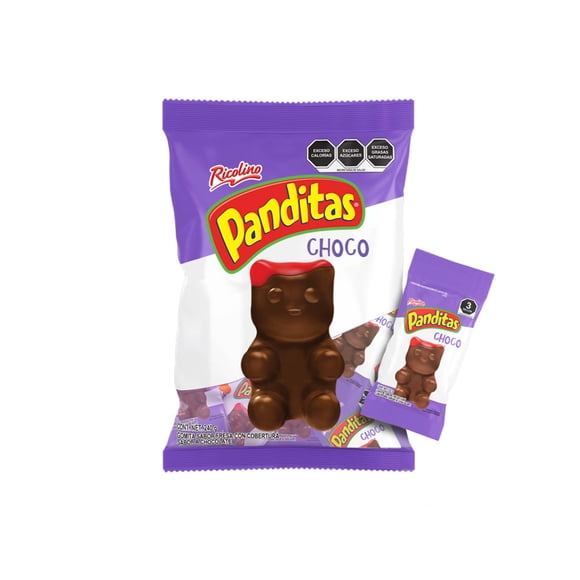 Gomitas Ricolino Panditas choco 12 pzas