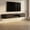 Black, variant on Easoger 63" Mid-Century Modern Floating TV Stand with LED Lights, Fluted Tambour Doors & Built-in Power Hub for Living Room, Black