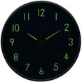 thumbnail image 4 of Midnight Blue Wall Clock with Silent Non Ticking Movement and Glow in The Dark Numbers and Hands by Timely Furnishings, 4 of 8