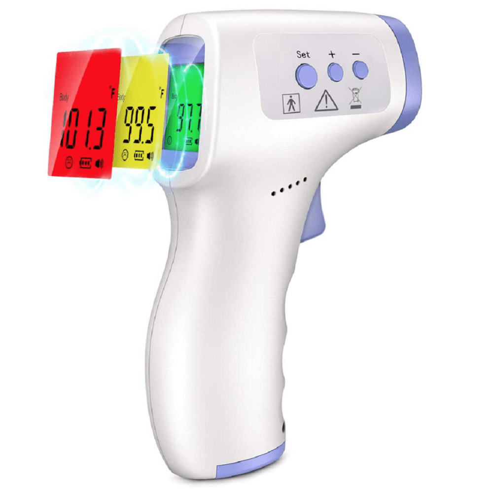 LCD Digital IR Infrared Thermometer Non-contact Temperature Gun Ear Forehead FDA 