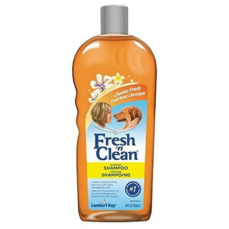 Lambert Kay Shed Relief - Fresh 'N Clean Scented Shampoo Professional Dog and Cat Grooming 18 oz Ready Use