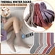 thumbnail image 3 of Calcetines de lana EBMORE, botas térmicas de senderismo e invierno para mujer, 5 pares, 3 of 6