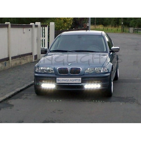 Bmw 328ci Headlights 1998 1999 2000 BMW 328i 328Ci LED Day Time Running Strip Lights Headlamps Headlights Head Lamps DRLs ()