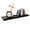 Black, variant on WELLAND 48 Inch Grande Floating Shelves Wall Shelf Mounted Display Shelf, 48"L x 11.81"D x 4"T, White