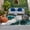 Aque, variant on Marble Navy Blue Outdoor Rug 6x9 Ft, Non Slip Washable Area Rug, Abstract Gold White Brick Stone Motif Patio Rugs Carpet Runner, Large Floor Mat for Indoor/Outdoor Deck Porch Camping