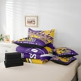 thumbnail image 5 of Feelyou Rugby Helmet Twin Bedding Sets 7-Piece, American Sports Bedding Comforter Set, Football Soccer Sheet Sets, Breathable Room Decor, 5 of 7