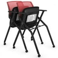 thumbnail image 5 of Bestar Folding Chair in Black and Red (Set of 2), 5 of 5