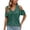 GN1, variant on Cold Shoulder Tops for Women 2026 Summer Ruffled Short Sleeve V Neck Pleated Front Dressy Casual Work T Shirts Work Blouse