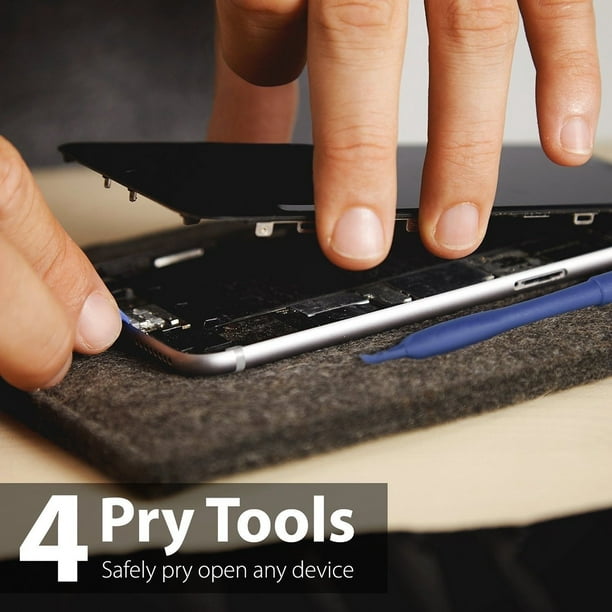 Kit d'outils de réparation d'ouverture d'écran de téléphone portable Kit de  tournevis pour iPhone X 8 7 6 (couleur aléatoire) 