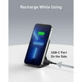 thumbnail image 3 of Anker 622 Magnetic Battery (MagGo) Upgraded Version, 5,000mAh Foldable Magnetic Wireless Portable Charger and USB-C (On The Side), Only for iPhone 15/14/13/12 Series (Interstellar Gray), 3 of 4