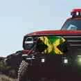 thumbnail image 3 of Jeiento Jamaica Flag Winch Cover Dustproof Winch Protection Cover with Elastic Band UV-Resistant Dust Cover for Electric Winches Trailer Cover Indoor Outdoor Winch Accessories, 3 of 7