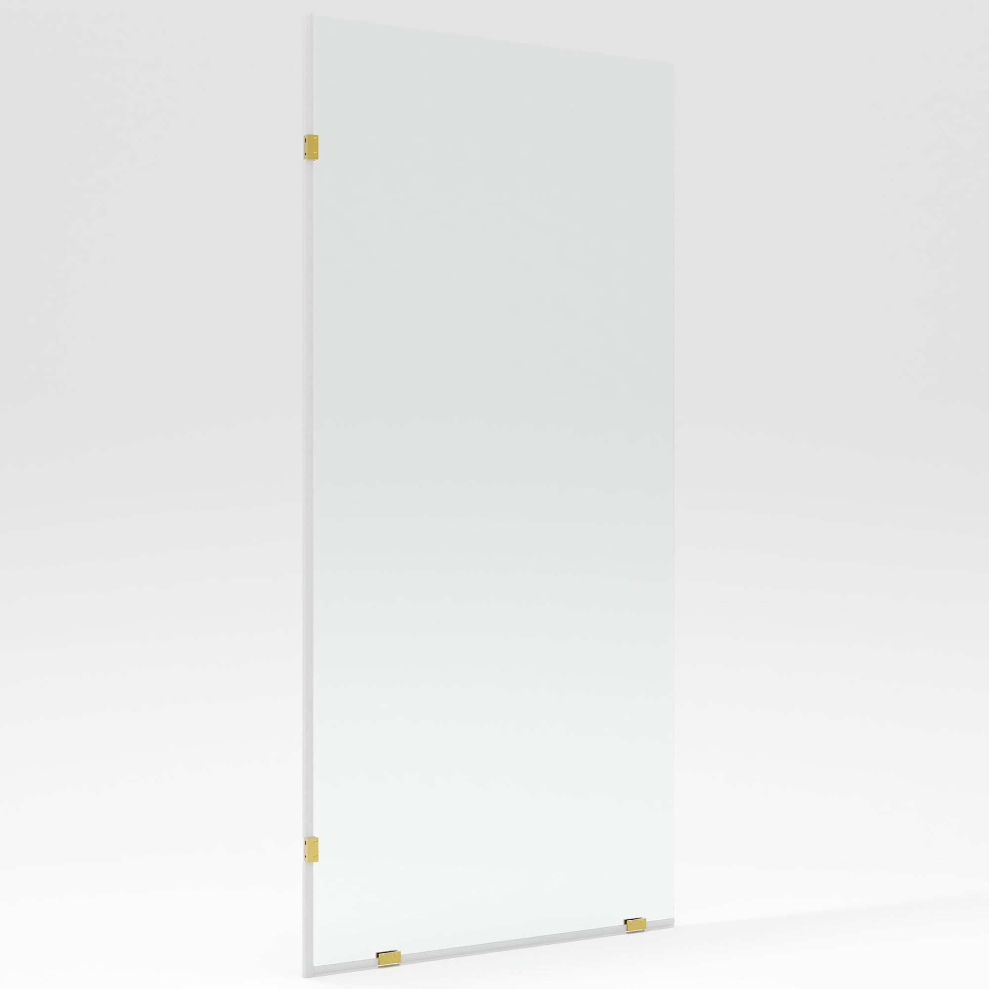DV-1SD0220G Single Fixed Glass Panel For Shower 36"×78", Thick Frameless Tempered Safety Glass Shower Screen