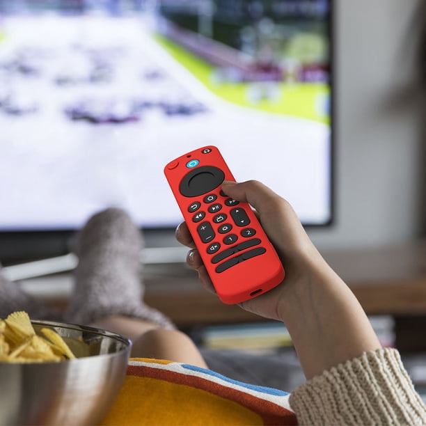 Caso De Control Remoto Caso De Control Remoto Funda de silicona a prueba de caídas antideslizante para Amazon Alexa Voice Remote Pro
