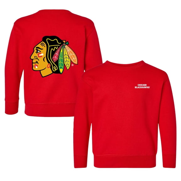 Toddler Chad & Jake Red Chicago Blackhawks Pullover Sweatshirt