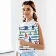 thumbnail image 6 of FORMRS 3 Ring Binder 1.5 inch with Pockets Set of 2 Clip Board 200 Sheets Capacity, Colorful Sailboats, 6 of 8