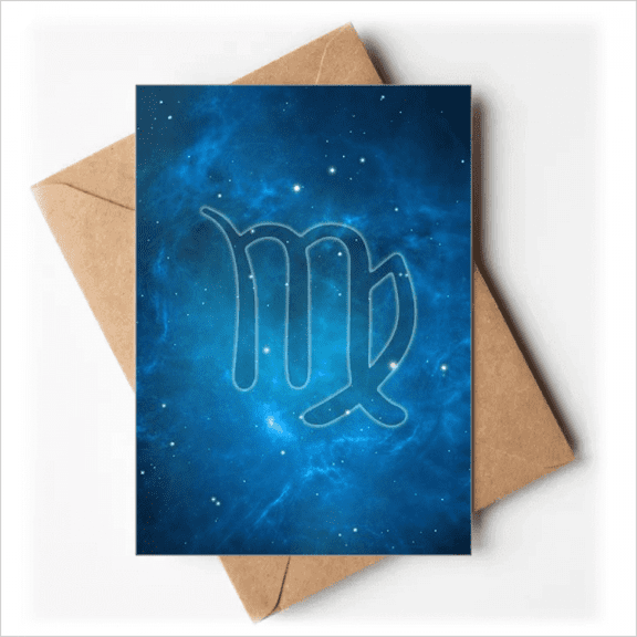 Starry Night Virgo Zodiac Constellation Greeting Cards You are Invited Invitations