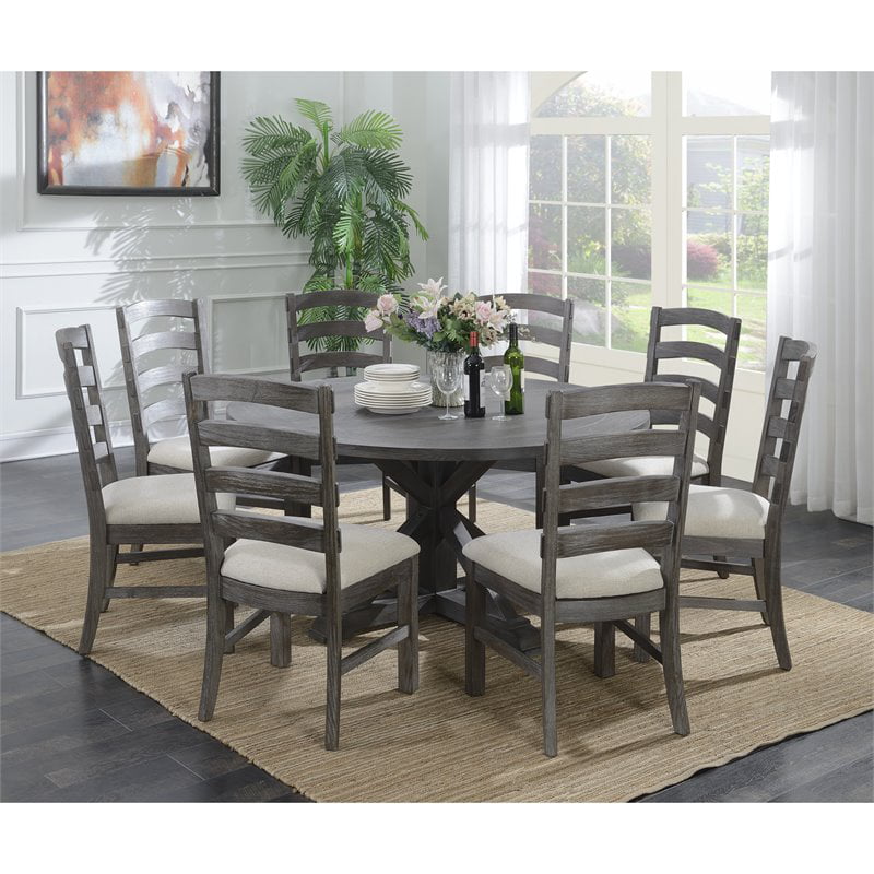 Pemberly Row 60 Round Dining Table In, 60 Round Gray Dining Table