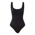 thumbnail image 4 of No Boundaries Seamless Ribbed Square Neck Bodysuit 2-pack, Sizes XS-3XL, 4 of 6