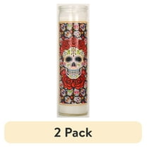 (2 pack) Prayer Candle All Saints Black, 8 Inch