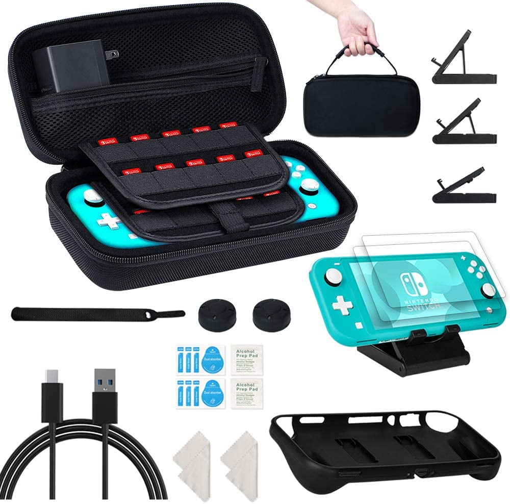 8 in 1 Carrying Case Compatible with Nintendo Switch Lite, Travel
