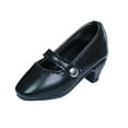 thumbnail image 1 of Zapatos de muñeca BJD, zapatos de princesa, cómodos, elegantes, retro, de moda, con punta cuadrada y tacón medio para accesoriospara 1:4, figuras negro, 1 of 9