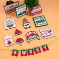 thumbnail image 4 of 16 Pcs Summer Tiered Tray Decor Wooden Gnomes Watermelon Truck Sweet Tabletop Trays Signs Spring Summer Fall Tiered Tray Items for Home Farmhouse Rustic Vintage Kitchen Decorations, 4 of 6