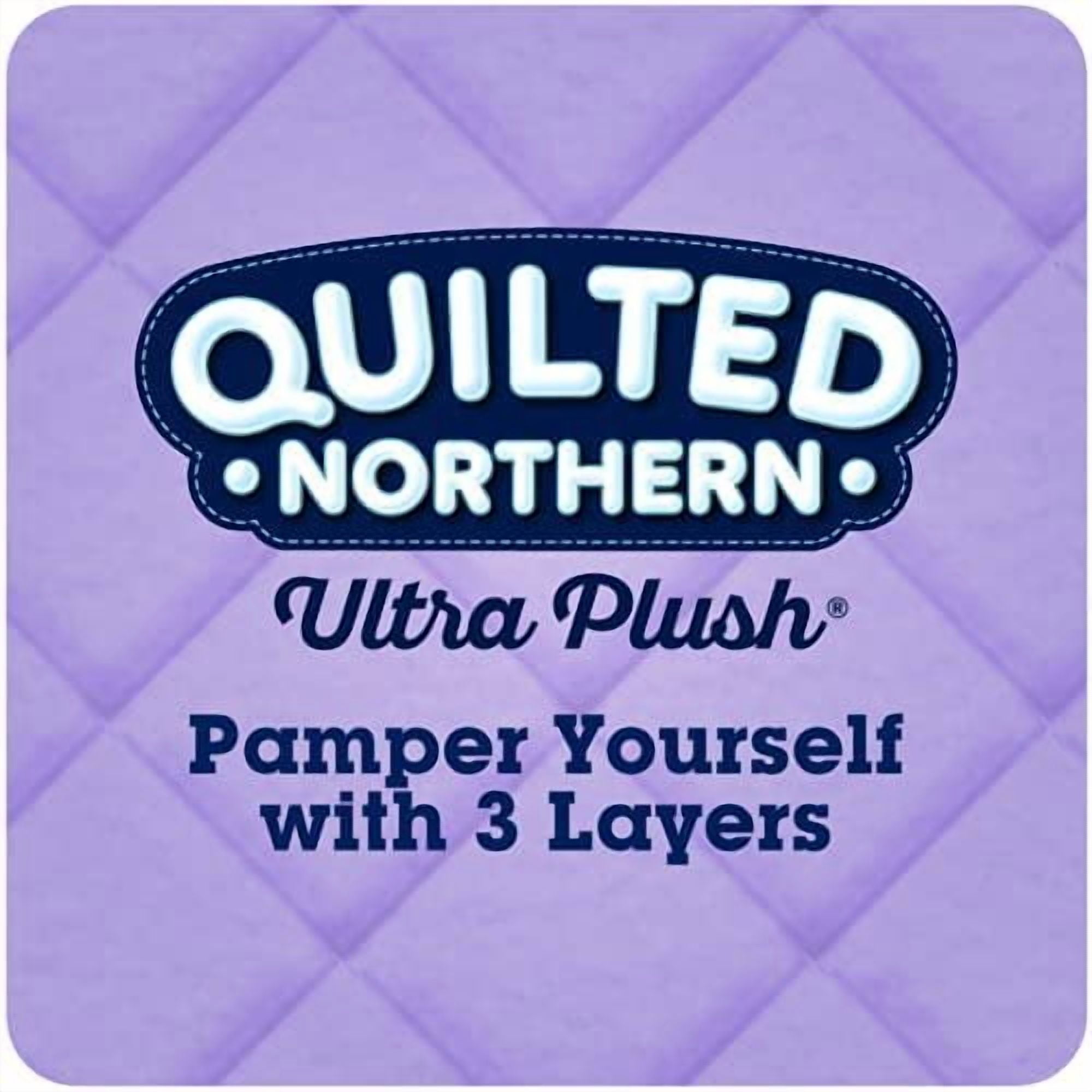 Ultra Plush Toilet Paper, 18 Mega Rolls = 72 Regular Rolls, 3-Ply Bath Tissue