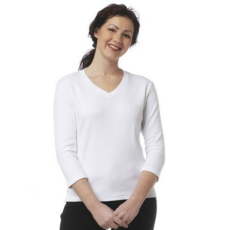 White Stag V-Neck 3/4 Sleeve Top