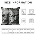 thumbnail image 5 of Nawypu  Premium Decorative Throw Pillow Case African MUD Cloth Print Bogolan Black Tribal Pattern Heavy Weight Fabric Cushion Cover, 5 of 5