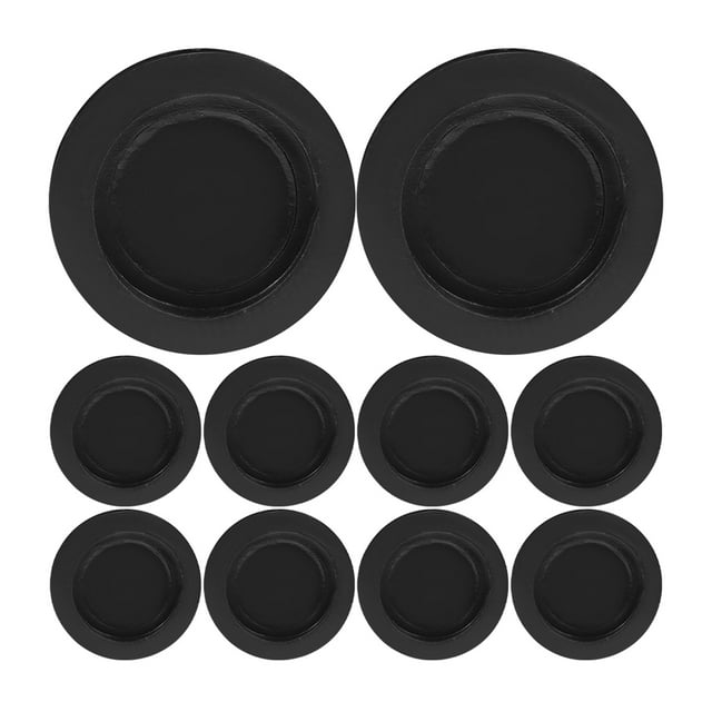 10 tapones de goma de repuesto para huchas