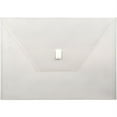thumbnail image 3 of Lion Hook and Loop Closure Poly Envelopes A4 - 8 17/64" x 11 11/16" Sheet Size - Poly - Clear - Recycled - 1 Each, 3 of 4
