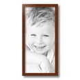 thumbnail image 2 of ArtToFrames 8" x 17" Walnut Picture Frame, 8x17 inch Brown Wood Poster Frame (WOM-4215),  Pack, 2 of 8