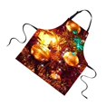 thumbnail image 4 of GUOOL Chistmas Kitchen Apron with Pockets Ties Chef's Apron Cooking Small bell, 4 of 6