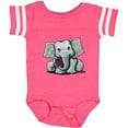 thumbnail image 3 of Inktastic KiniArt Elephant Boys or Girls Baby Bodysuit, 3 of 5