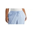 thumbnail image 3 of Id Ideology Womens Performance Plus Size Cropped Jogger Pants, Blue, 2X, 3 of 3