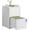 White, variant on 2 Drawer File Cabinet with Lock，Pink Rolling File Cabinet for Home Office, Metal Small Mobile Filing Cabinets on Wheels for Hanging Letter