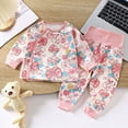 thumbnail image 2 of xaweyi Toddler Baby Boy Clothing Sets Long Sleeve Tops and Pants Kids 2pcs Outfits,Sizes 6-9 Months, 2 of 6