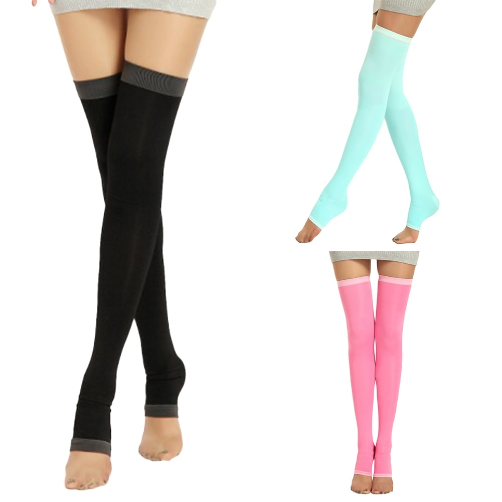 Farfi Compression Burn Fat Over Knee Socks Sleeping Overnight Women