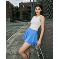 thumbnail image 6 of FITOP Women's High Waisted Running Shorts—Comfy Liner for Workout Athletic Gym Track Quick Dry,Blue,Size XL, 6 of 8
