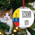 thumbnail image 3 of AatoeaX Ecuador Quito Acrylic Ornament: Flag - inspired, Rustic Design, Hanging Keepsake for Travel Enthusiasts & Home, 3 of 7