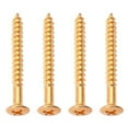 thumbnail image 2 of TISHITA 2X 4 Pieces Gold Neck Plate Mounting Screws For ST Electric Guitar Parts, 2 of 7