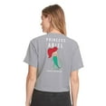 thumbnail image 2 of Disney Princess - Princess Ariel - Juniors Cropped Cotton Blend T-Shirt, 2 of 5