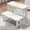 White, variant on Step Stool for Toddlers - Two Step Stools Toddler 300 lbs Capacity with Safety Non-Slip Design, Natural Step Stool for Bathroom, Kitchen Dual Height Step Stools for Kids Natural