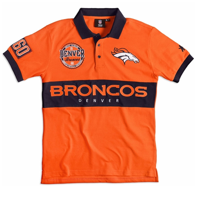 Denver Broncos NFL Wordmark Short Sleeve Rugby Polo - Large | Walmart Canada