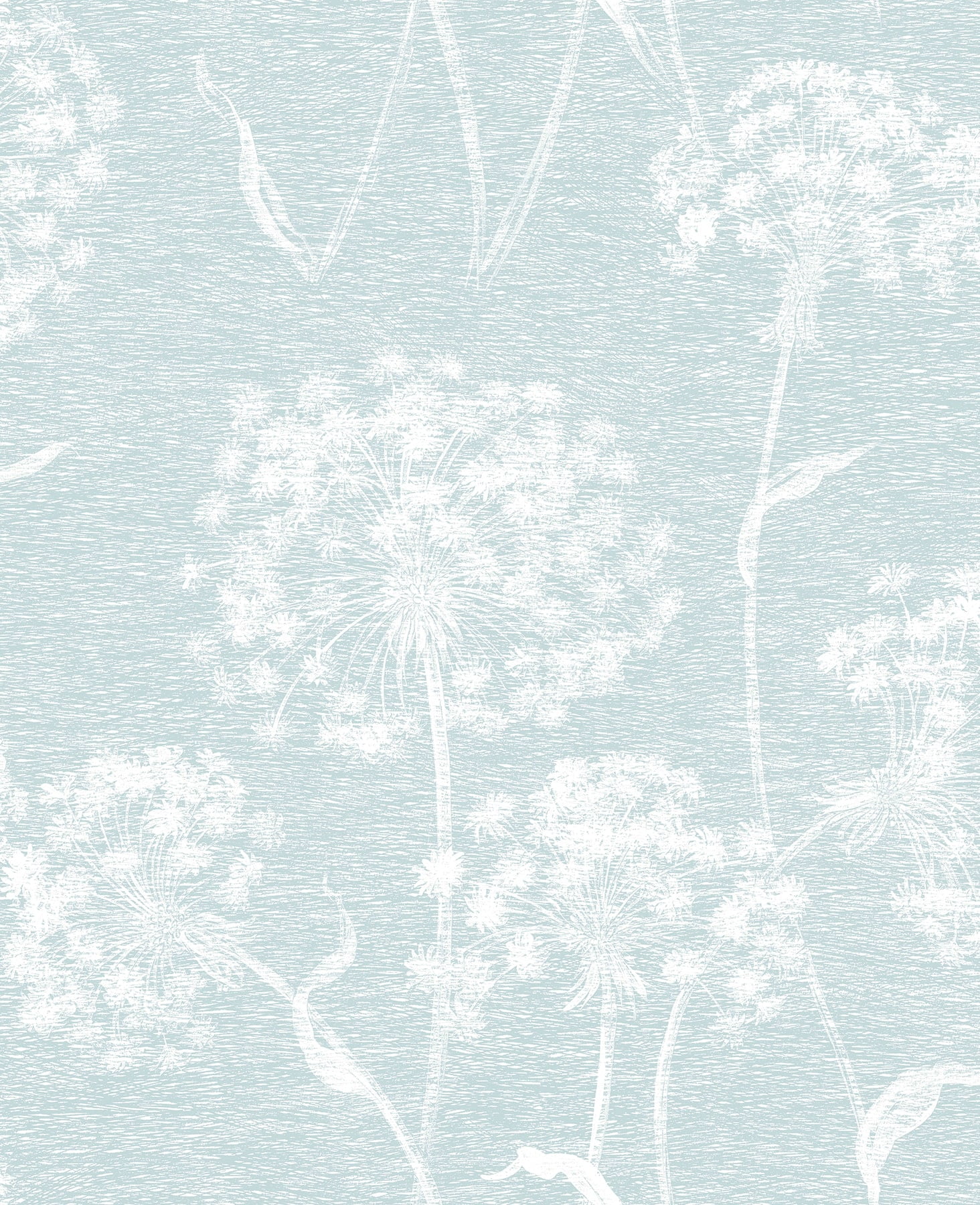 Advantage Garvey Light Blue Dandelion Wallpaper