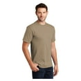 thumbnail image 4 of Port & Company Men's Classic Fit Tall Essential Cotton T-Shirt Sand Large Tall, 4 of 6