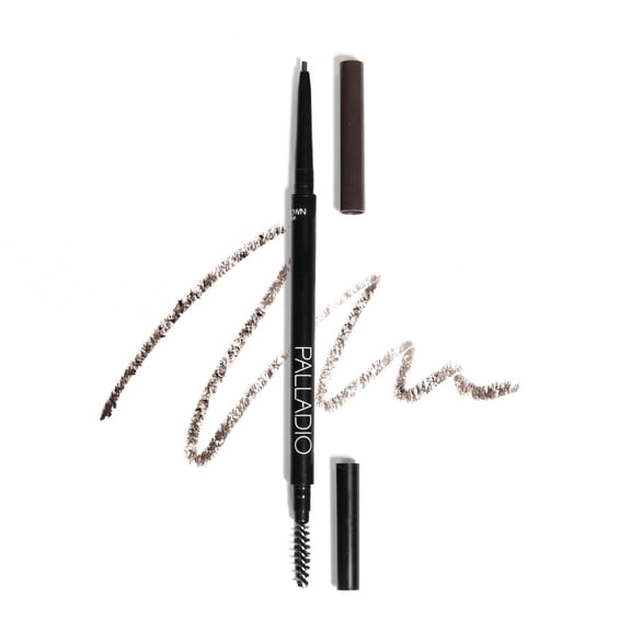 Palladio Brow Definer Micro Pencil, Black Brown