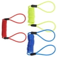 thumbnail image 4 of Shisuyan 3 Pcs Câbles de Verrouillage de Disque Rappel Corde Vélo Sécurité Câble en Acier (Rouge, Jaune, Bleu), 4 of 8