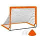 thumbnail image 5 of Red de portería de fútbol para niños Red de portería de fútbol Puerta de fútbol para patio de juegos Naranja, 5 of 9