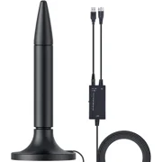 2026 Amplified HD Digital TV Antenna,300 Miles Long Range Reception Indoor HDTV Antenna with Amplifier,Support 4K 1080P VHF UHF TV Channels
